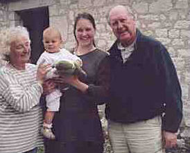 Isabelle and Jean with Delphine and Aude